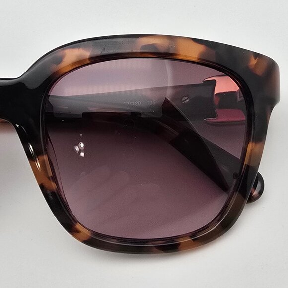 Salvatore Ferragamo SF782S 214 Havana Frame Purple Lens Sunglasses w/ Case Italy main image 4